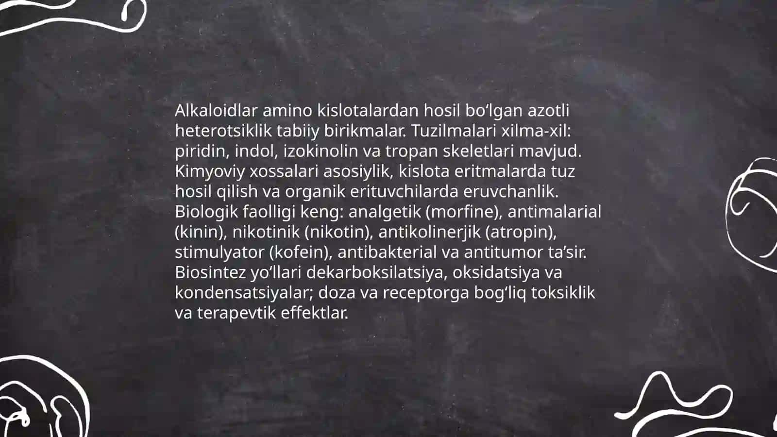 Biologik faol birikmalar 4