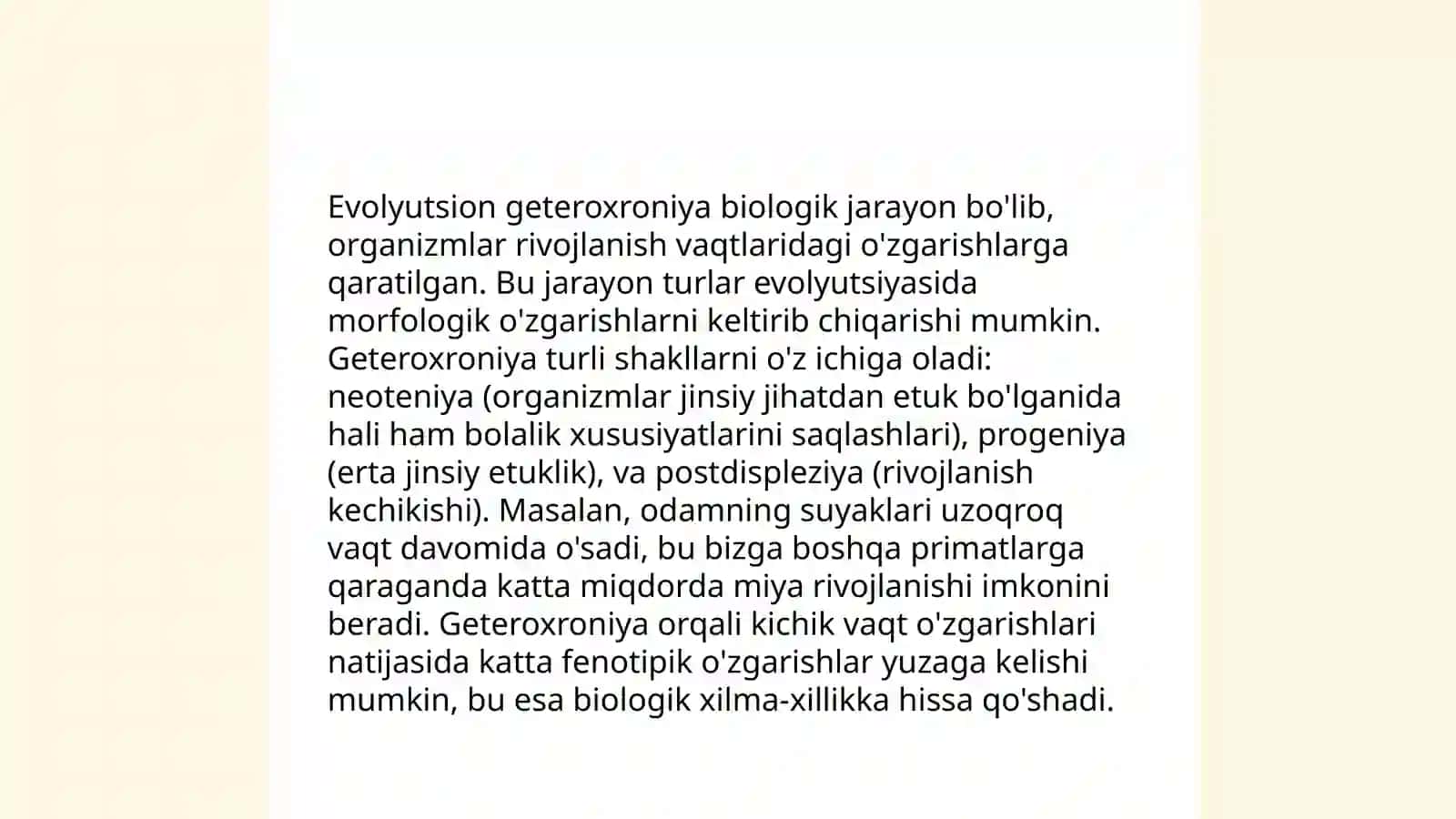 Geteroxroniyaning turlari 4