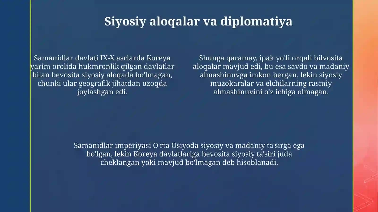 O'rta asrlardagi Koreya va Samaniylar davlatlari: Umumiy nuqtalar 4