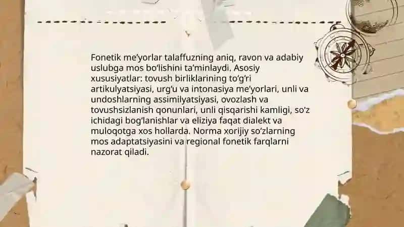 Oʻzbek adabiy nutqi meʼyorlari 4