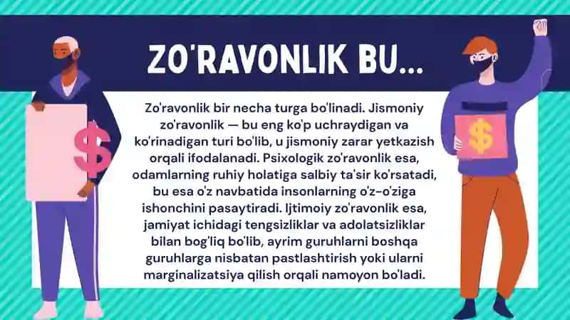 Zo'ravonlikka qarshi kurash 4