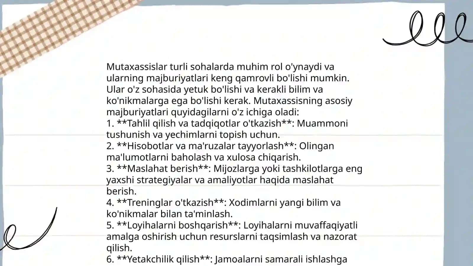 Mutaxassislika kirish fanı asoslari 4