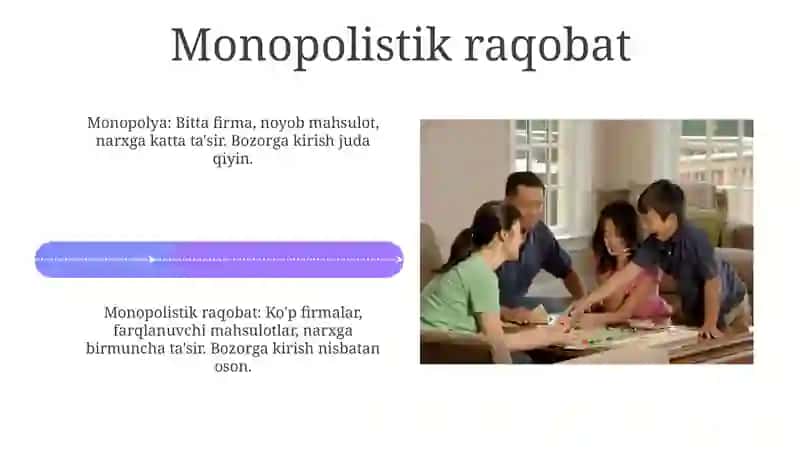 Raqobat va yakkahokimlik 4