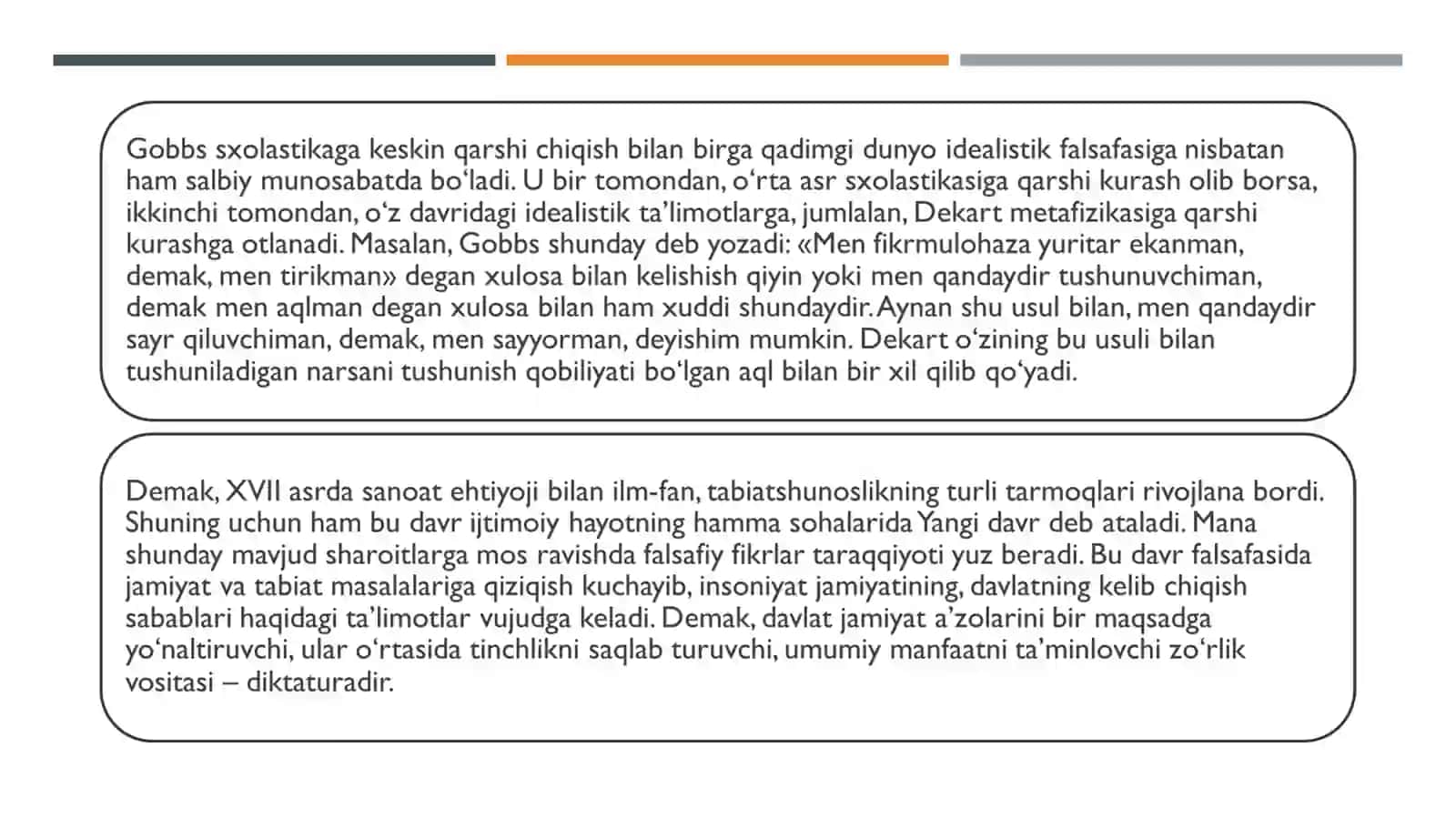 T.GOBBSNING IJTIMOIY VA FALSAFIY QARASHLARI 4