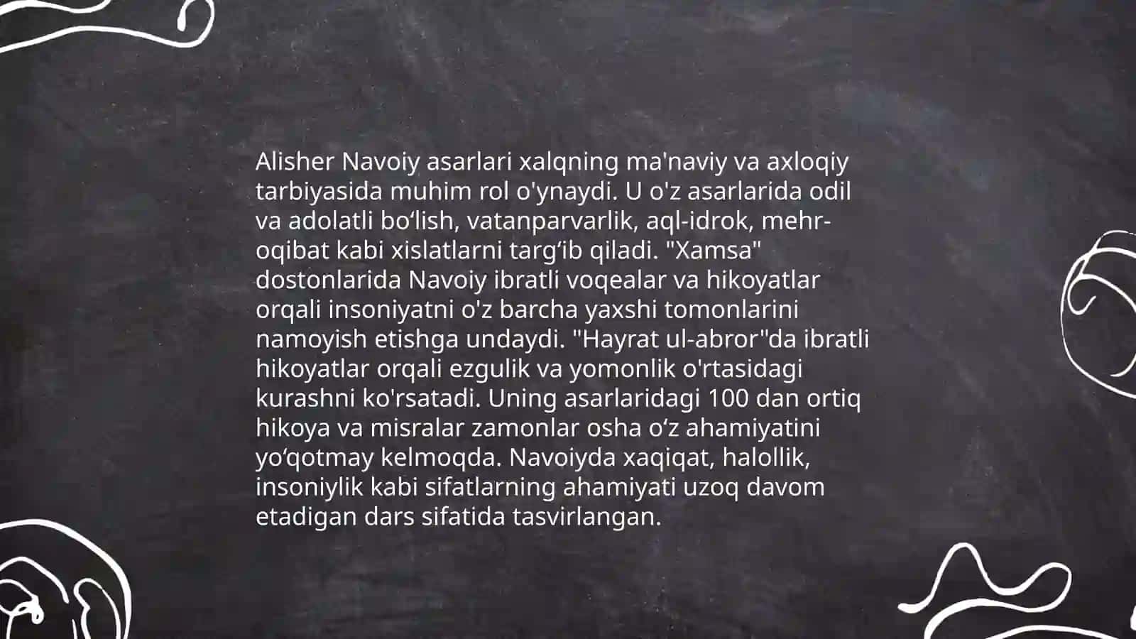 Hazrat Navoiy ibrati 4