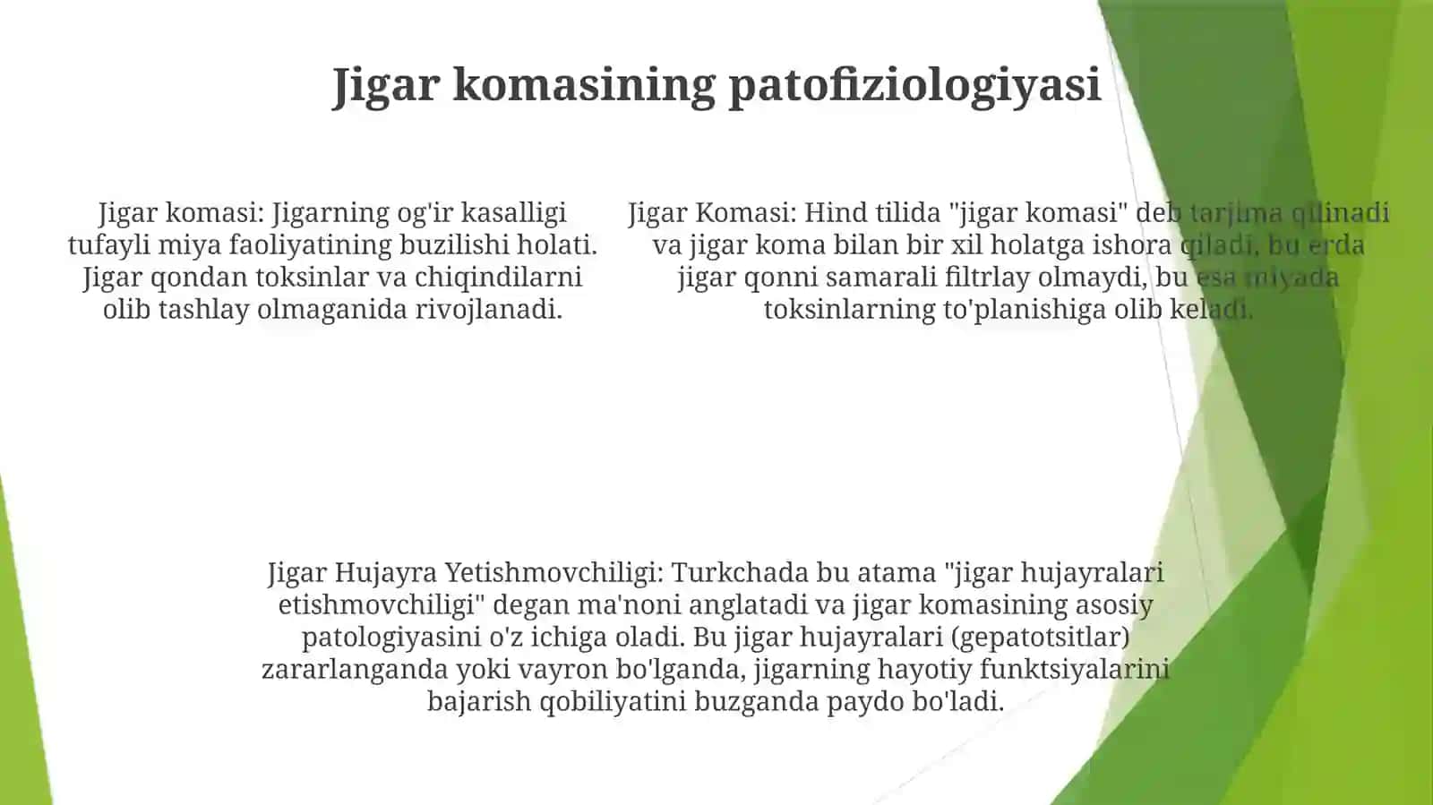 Jigar Komasi Va Jigar Hujayra Yetishmovchiligi 4