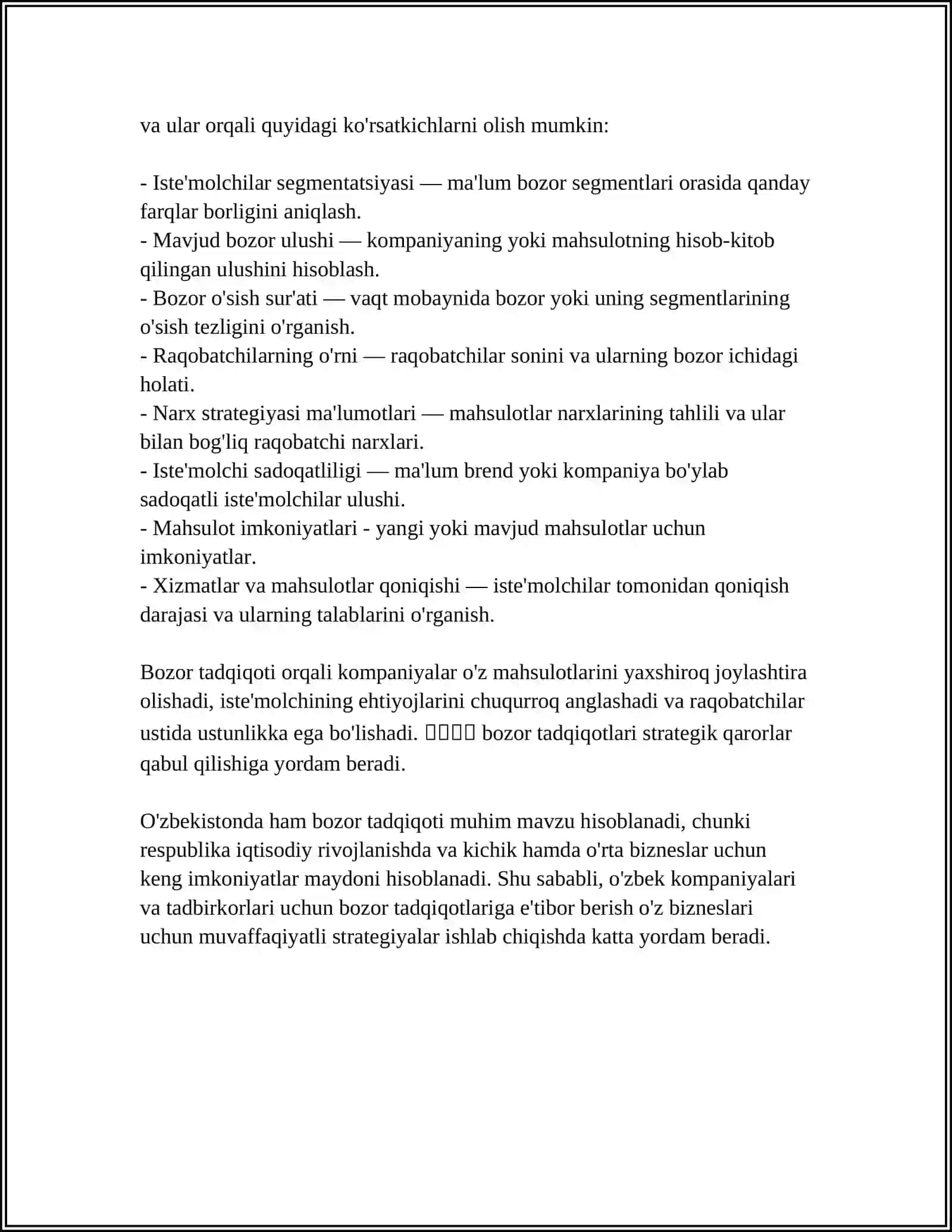 MARKETING STRATEGIYASI 4