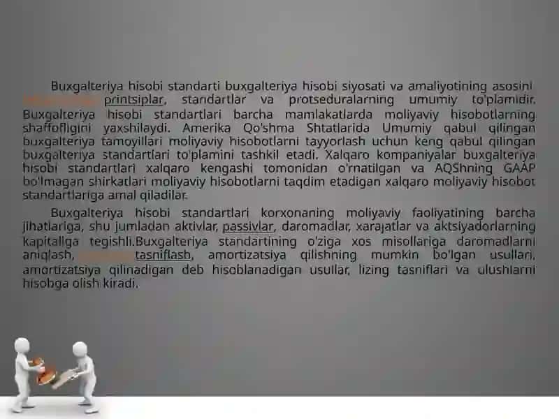 Buxgalteriya hisobini tashkil etish asoslar 4