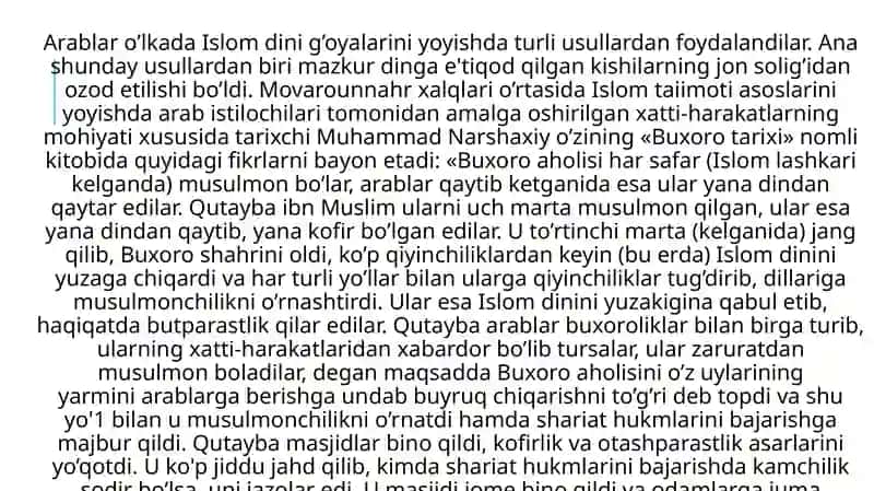 ISLOM dinida talim va tarbiyaga munosabat 4