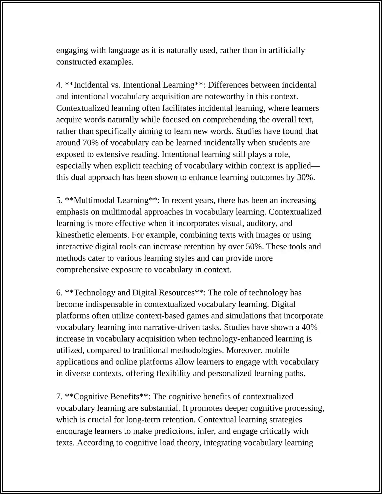 TEACHING VOCABULARY IN THE CONTEXT OF ENGLISH AS A FOREIGN LANGUAGE 4
