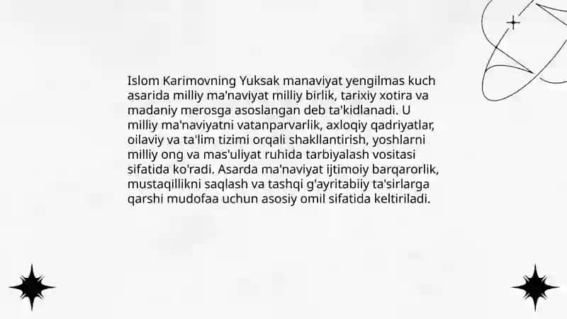 Yuksak manaviyat yengilmas kuch 4