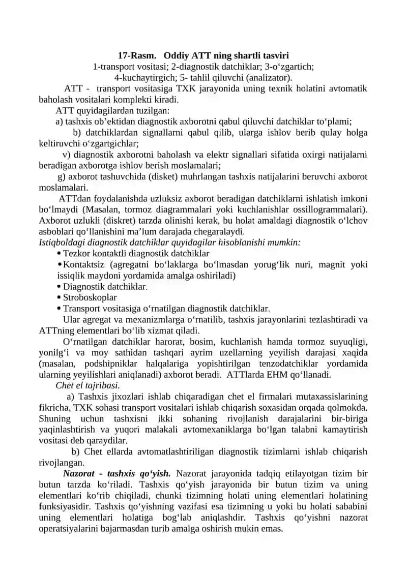 TRANSPORT VOSITALARI TEXNIK HOLATINI BOSHQARISH 4