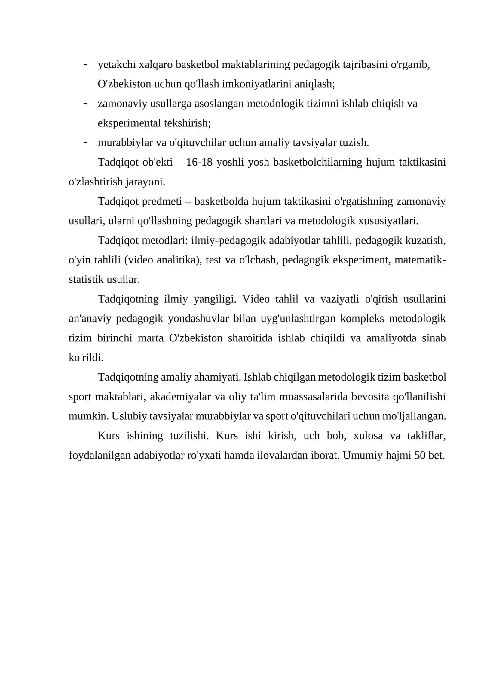 Basketbolda hujum taktikasini o'rgatishning zamonaviy usullari 4