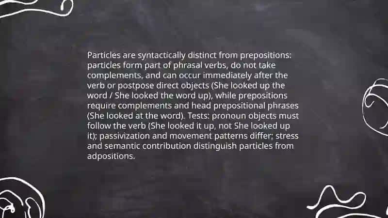 Particle clauses 4