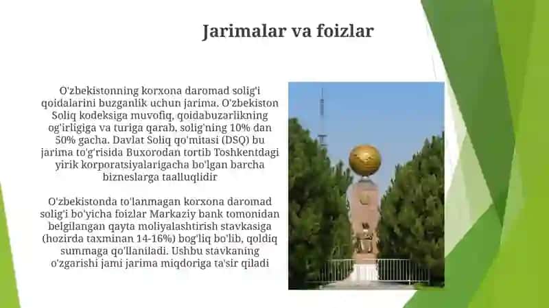Transfert narxlari bo'yicha qoidalar 4