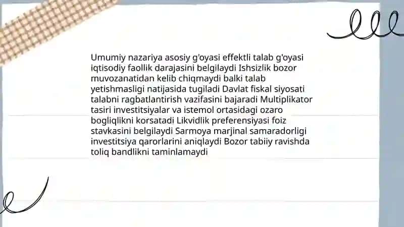 Keyns va keynschilik ta’limoti 4