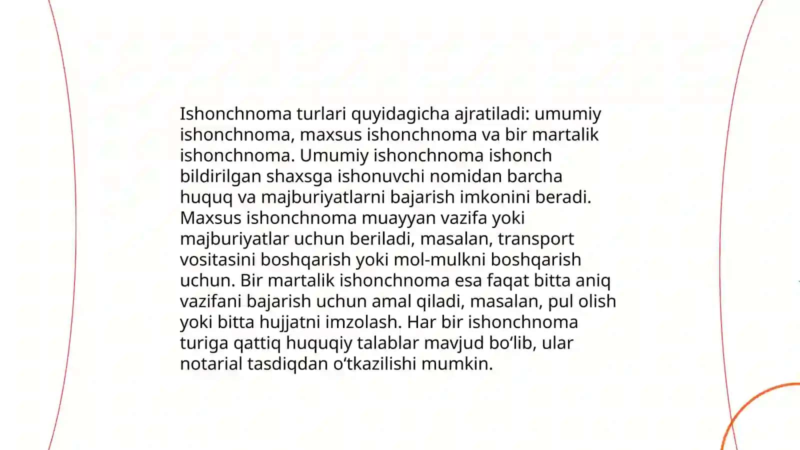 Ishonchnomaning yozilish tartibi 4