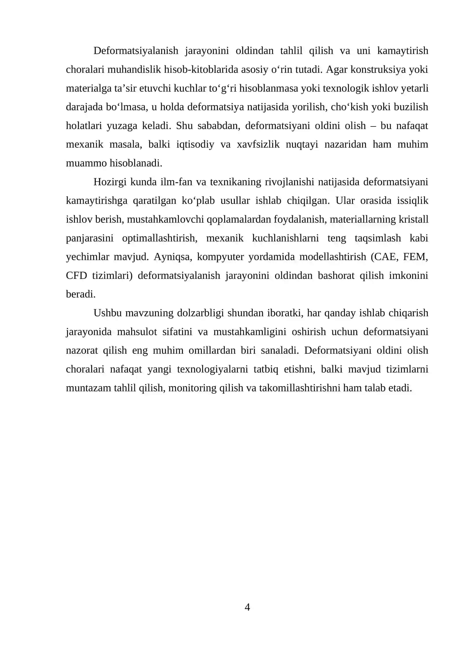 Deformatsiyalanishni oldini olish tadbirlarining samadorligi 4