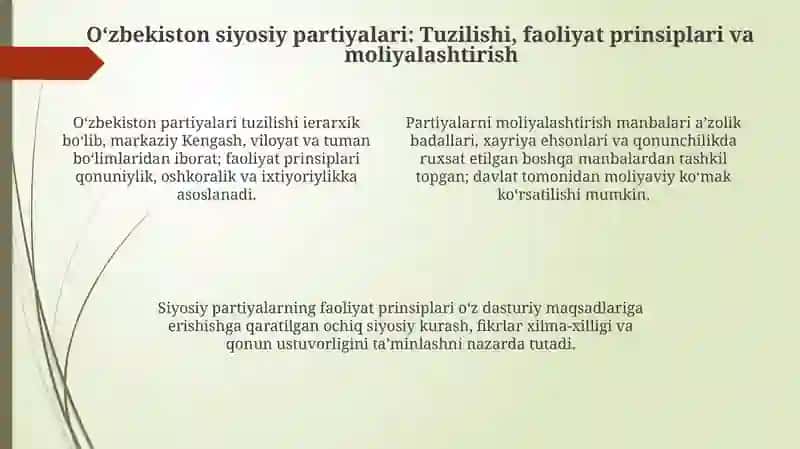O'zbekistonda siyosiy partiyalarning ro'li 4