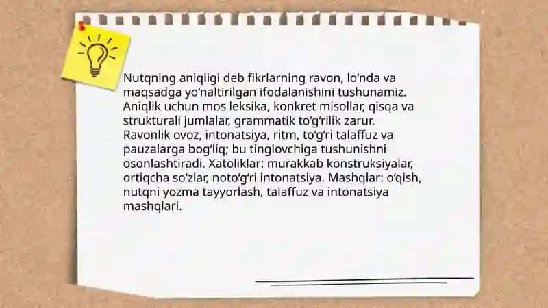 Nutqni kommunikativ sifatlari.Nutq odobi va muomala madaniyati 4