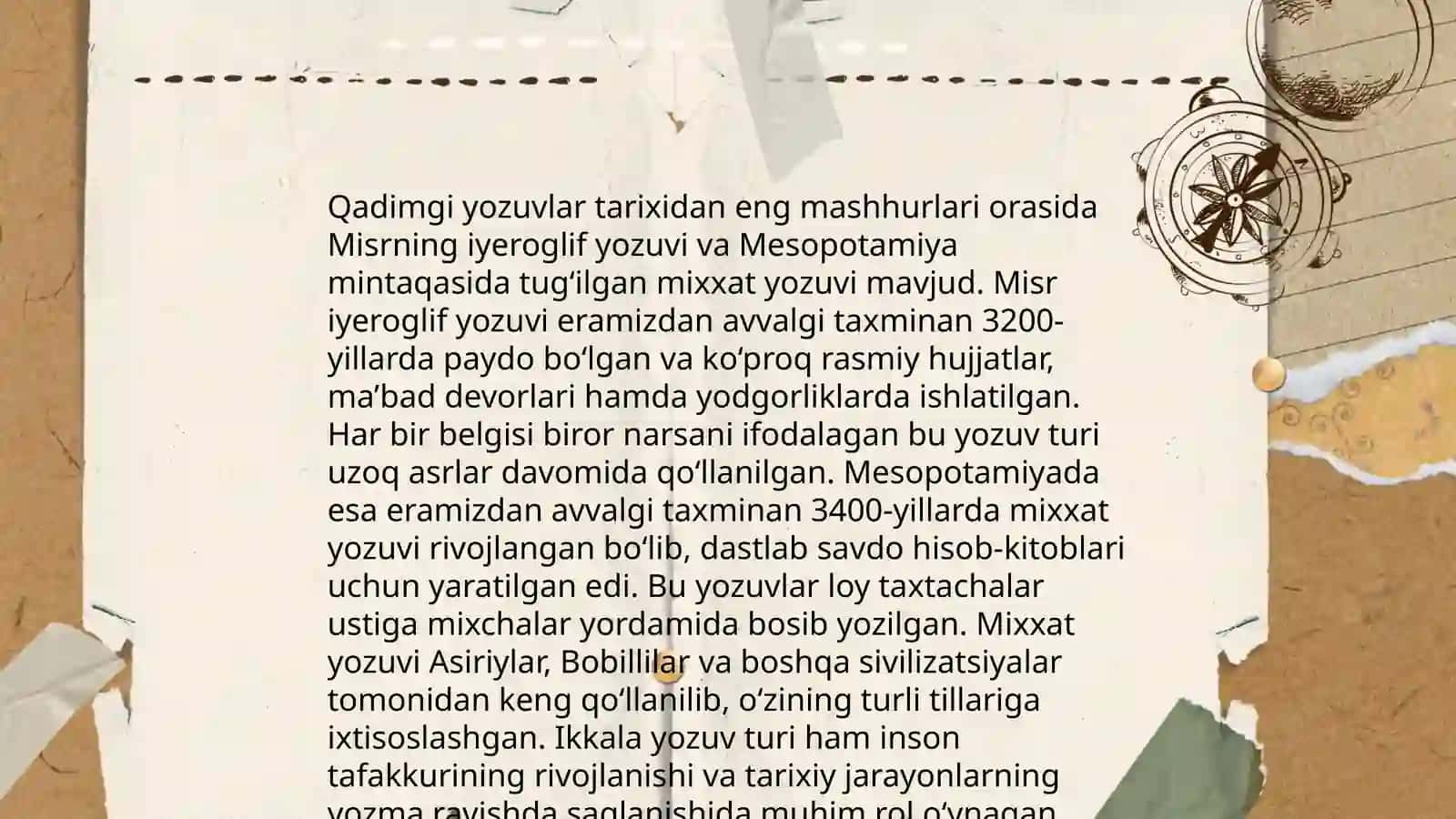 Yozuv va uning rivojlanish bosqichlari 4