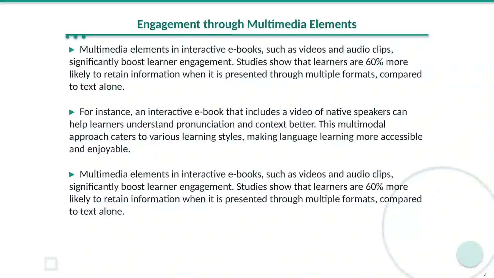 Advantages of interactive e-books for language learners 4