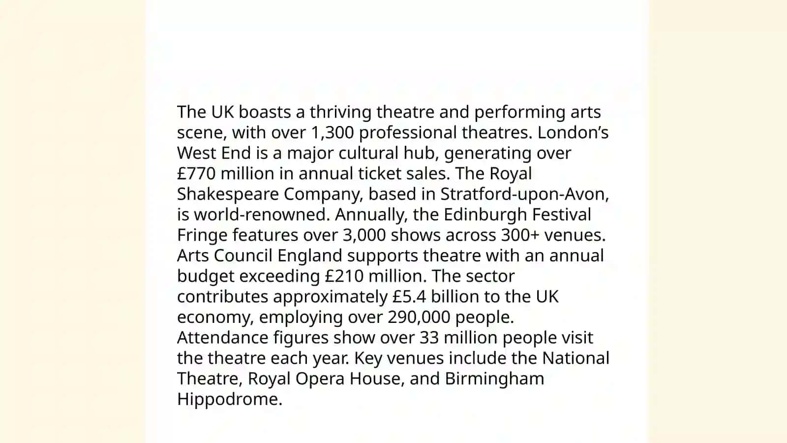 The cultural life of Great Britain 4