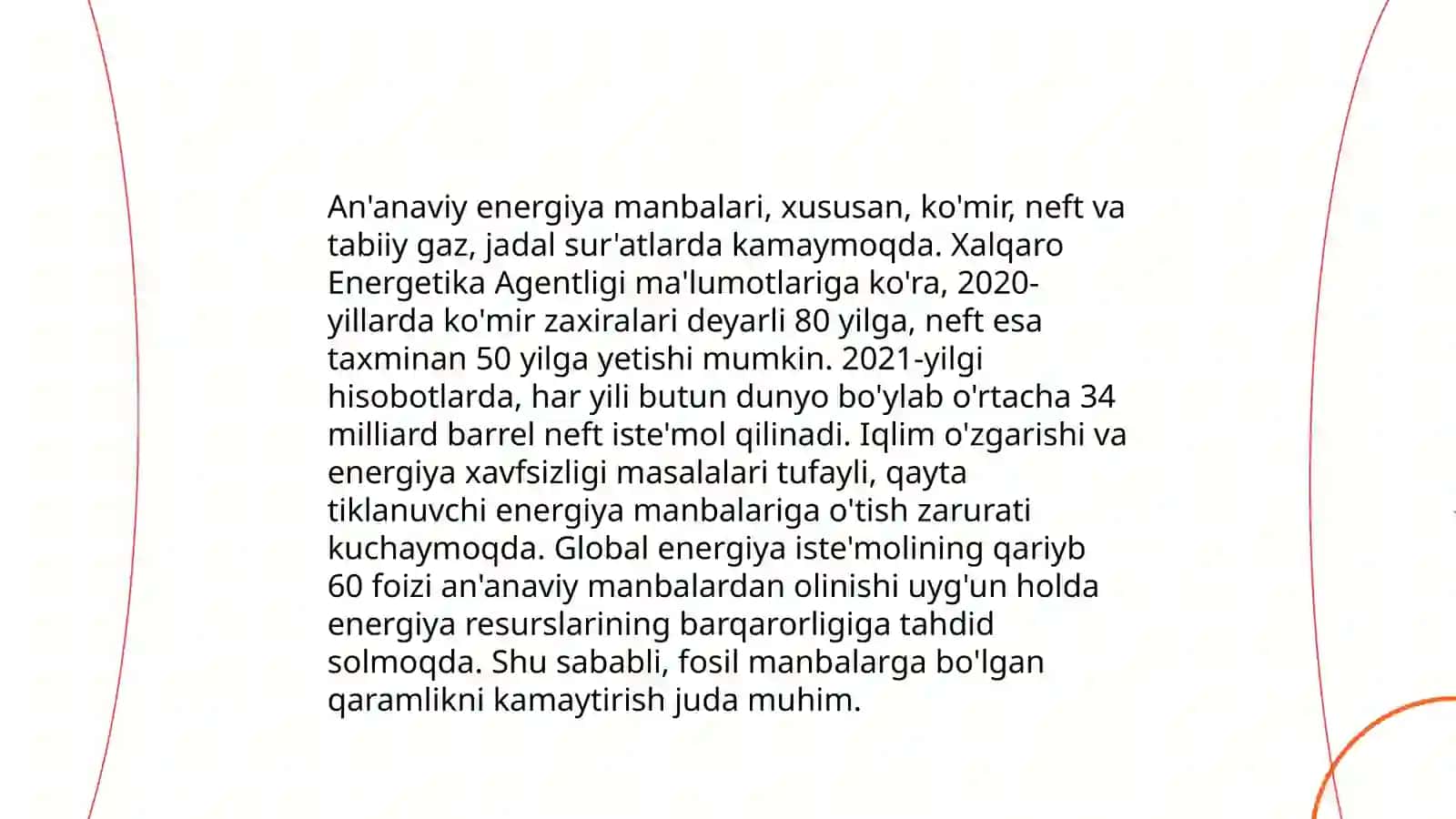 Alternativ energiyaning zaruriyati 4
