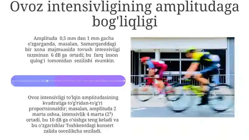 Tovush kuchi balandligi 4