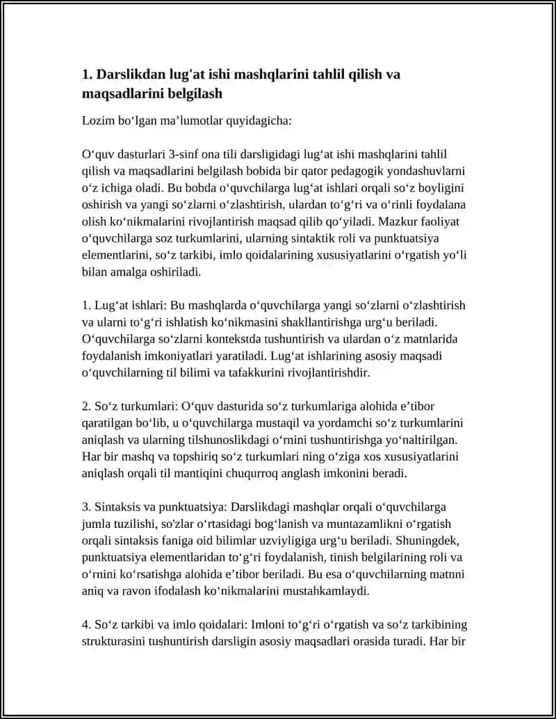 3-SINF ONA TILI DARSLIGI 4