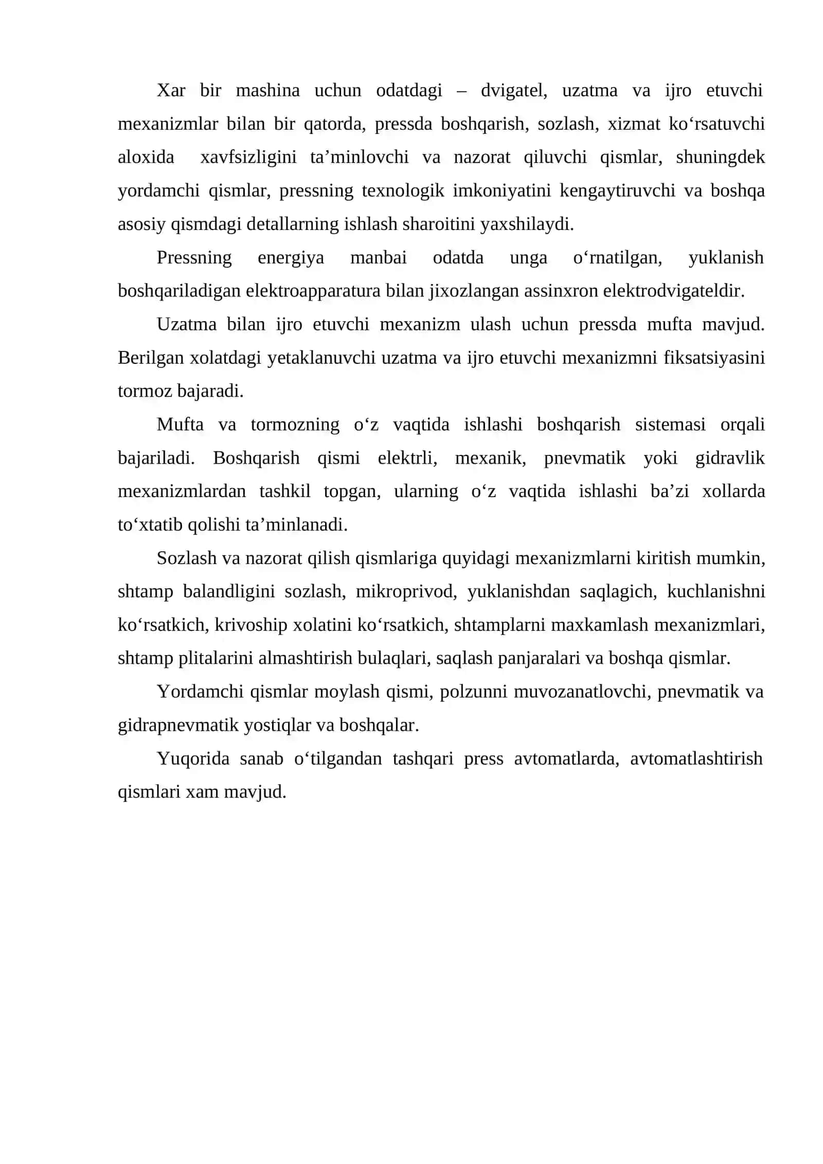 Krivoshipli mashinalar va uning konstruksiyasini o‘rganish 4