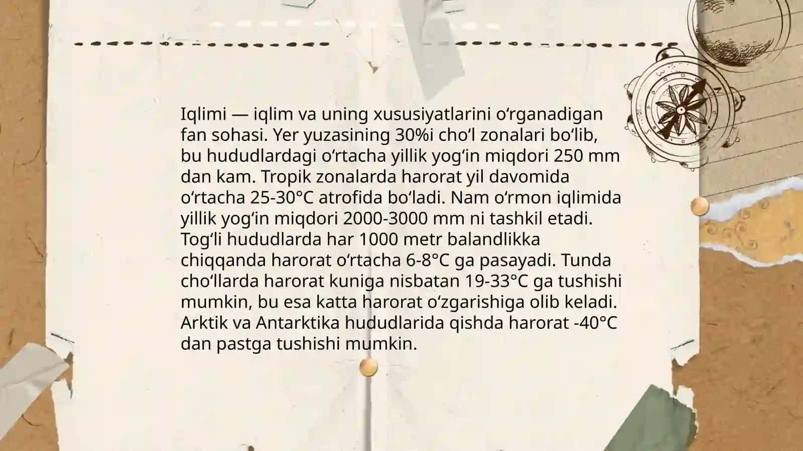 Qoraqum choʻliga tabiiy geografik tavsif 4