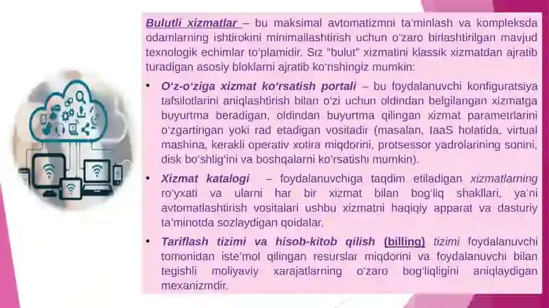 BULUTLI TEXNOLOGIYALAR 4