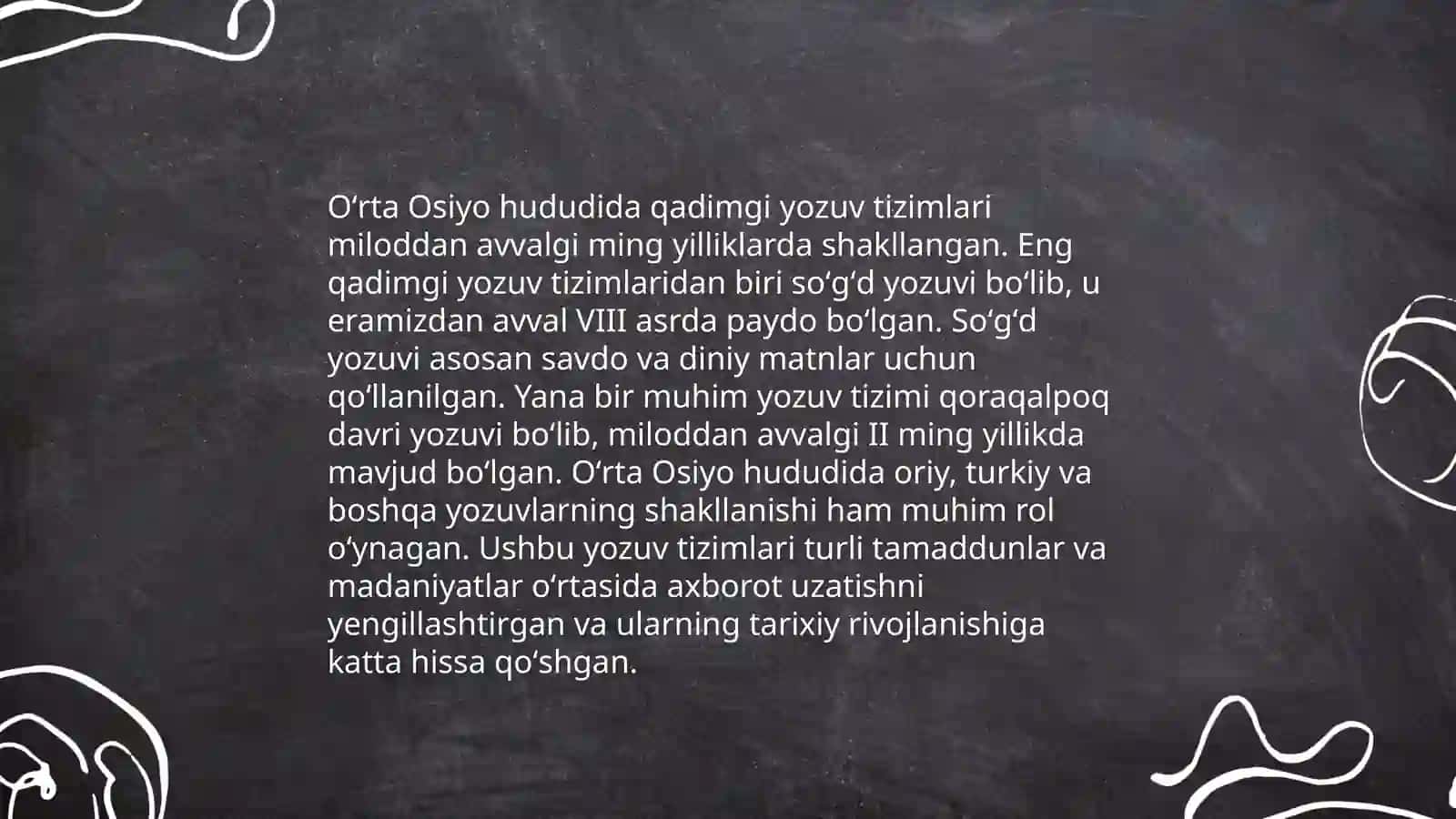 O'rta Osiyoda tilshunoslikning rivojlanishi 4