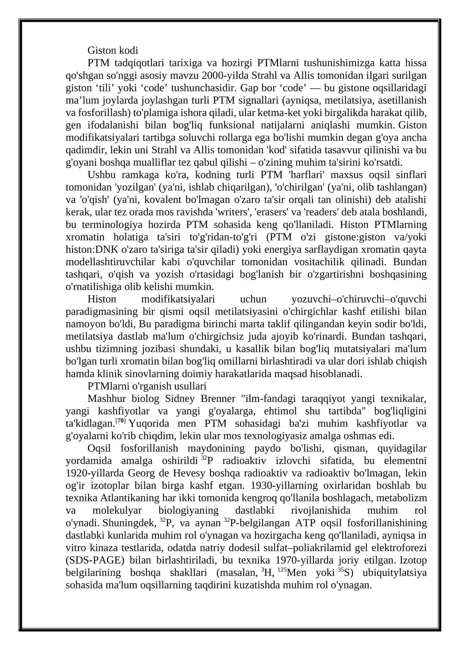 Oqsil post-translatsion modifikatsiya 4