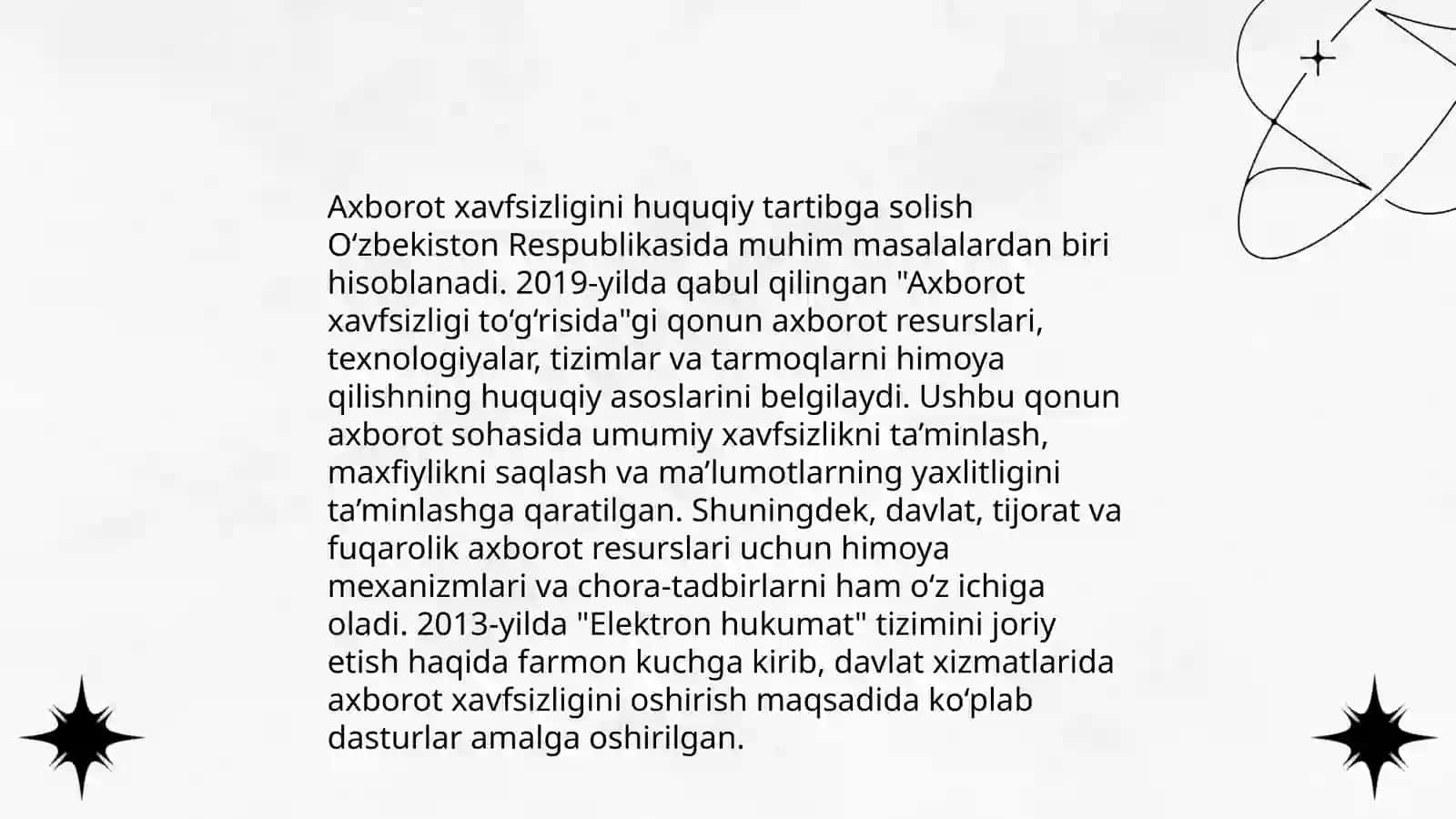 Axborot xavfsizligini taʼminlashning gʻoyaviy-nazariy asoslari 4