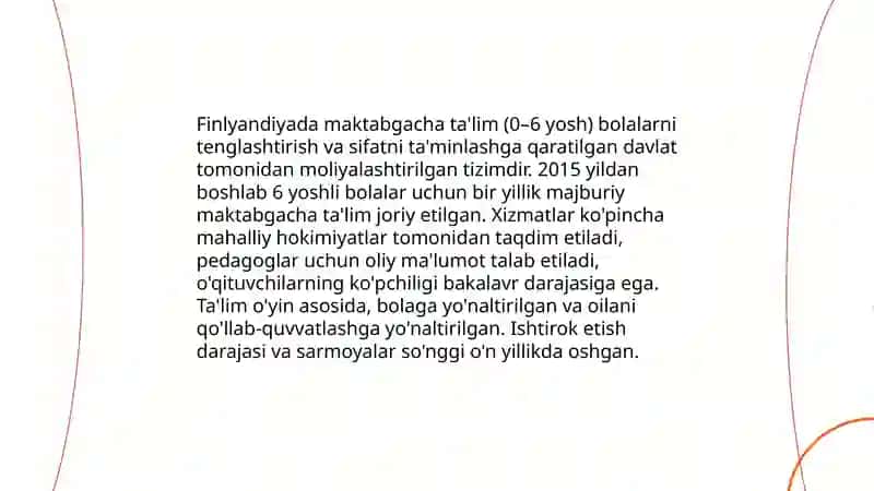 Finlyandiyada talim tizimining rivojlanishi 4