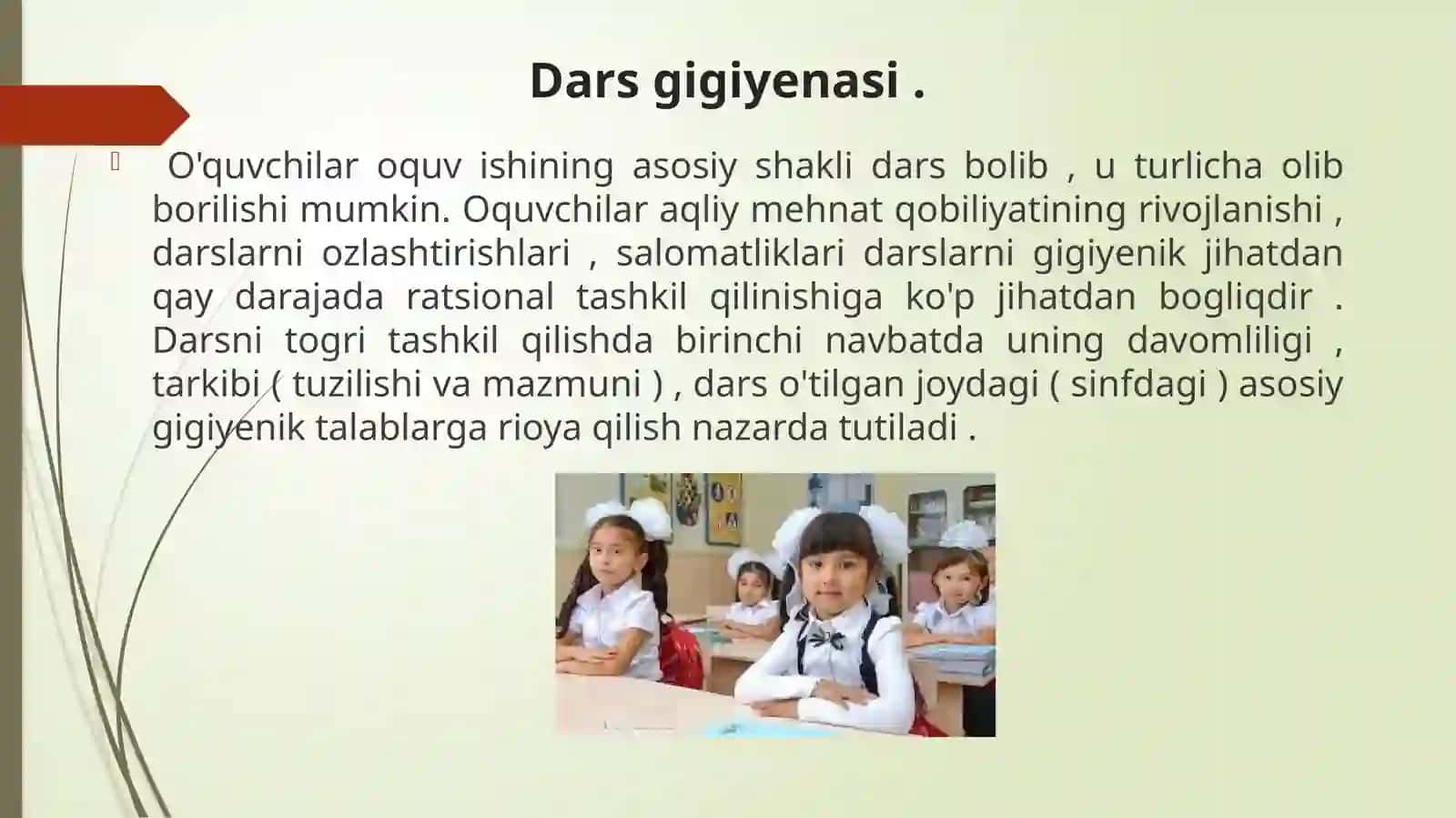O'quvchilarni gigiyenik tarbiyalash 4