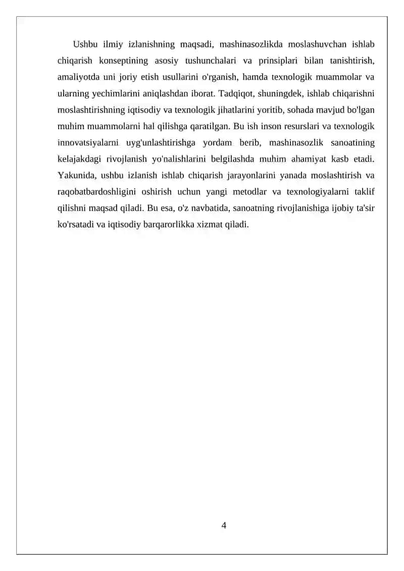 Moslashuvchan ishlab chiqarish bilan tanishish 4