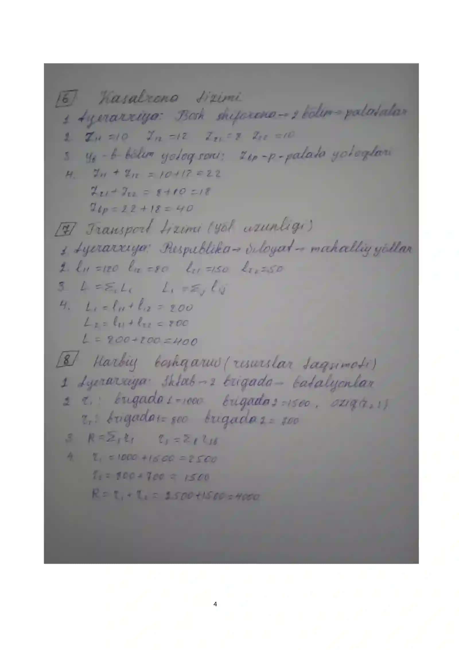 Matematik modellashtirish Fanidan - MUSTAQIL ISHI 4