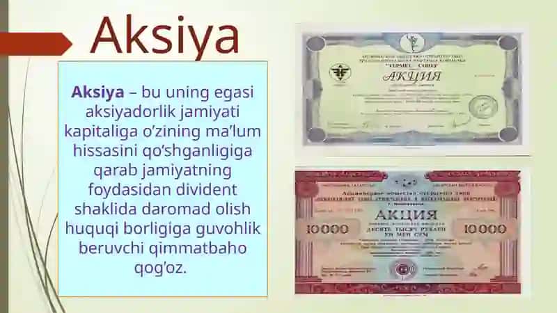 Qimmatli qog’ozlar bozori 4