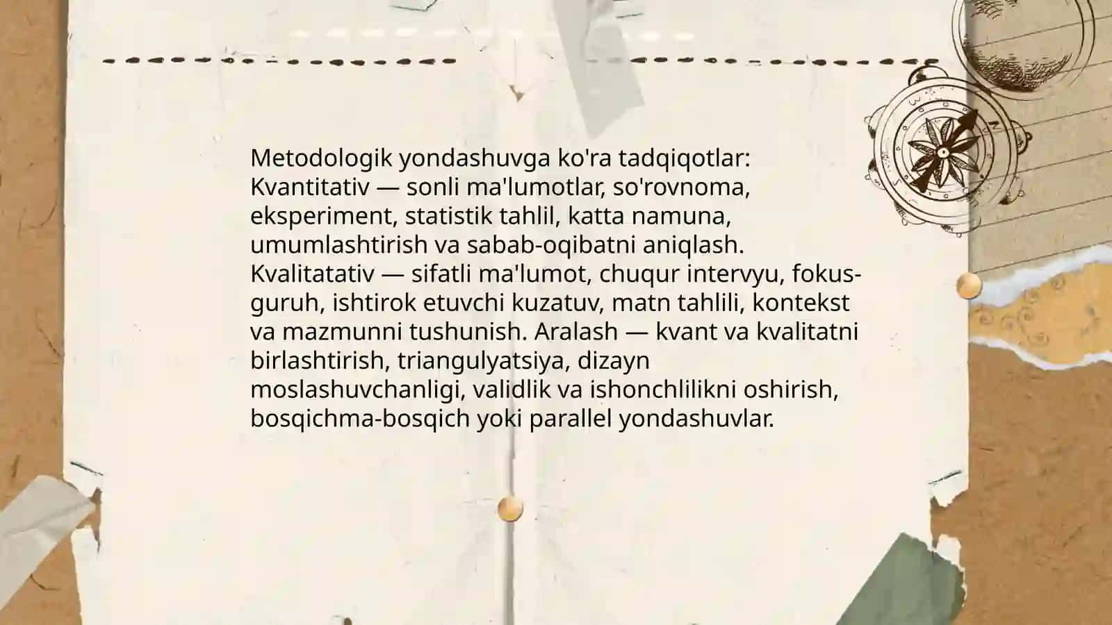 Tadqiqotlar tasnifi 4