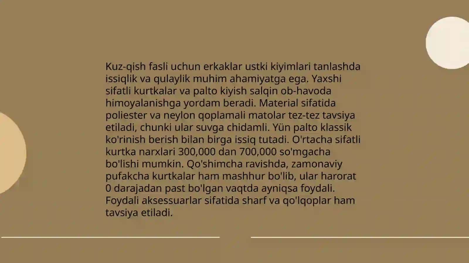 Erkaklar ustiki kiyimi ketma ketligi 4