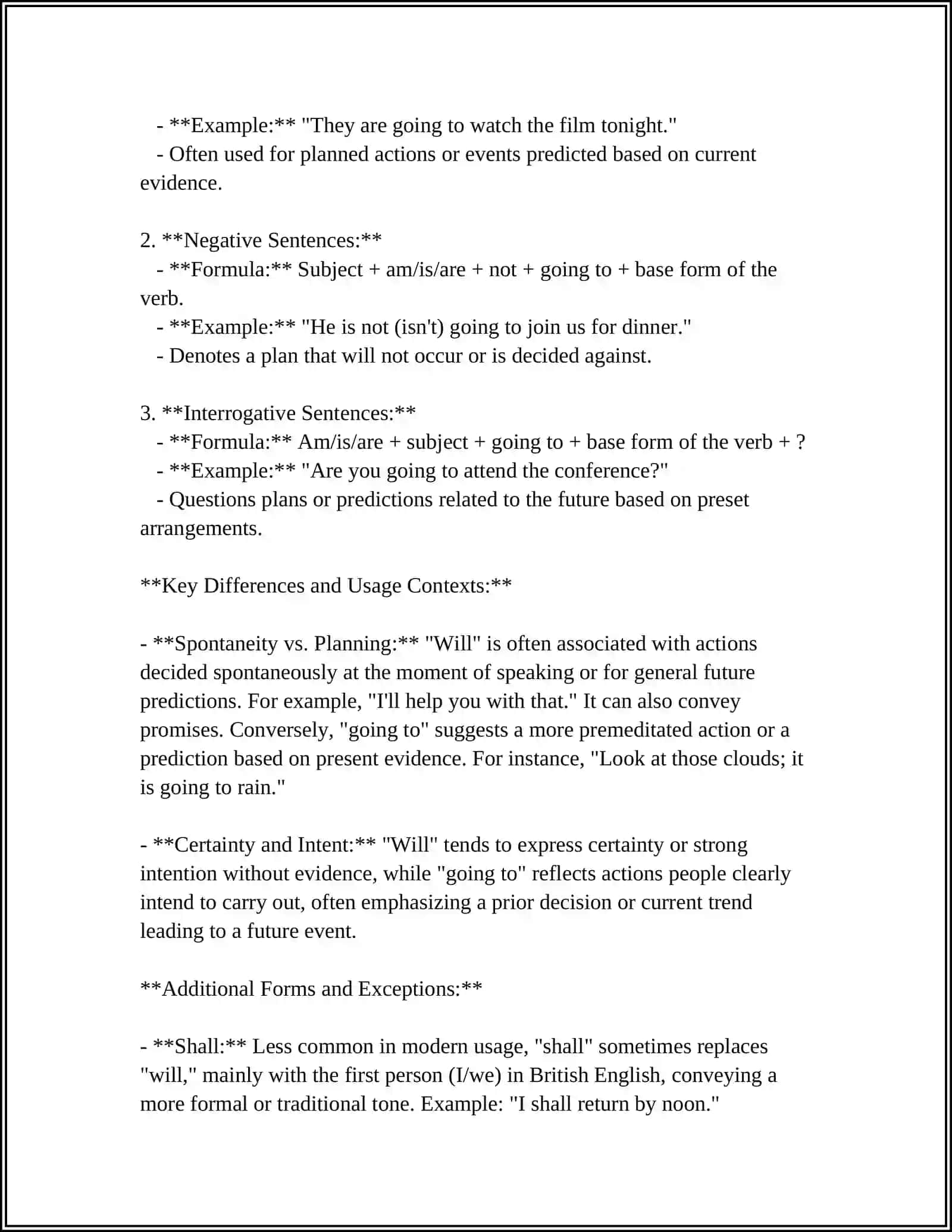 FUTURE SIMPLE TENSE 4