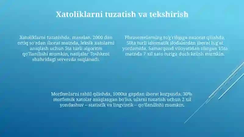 Lingvistik ma'lumotlarni kompyuter ta'minotiga kiritish 4