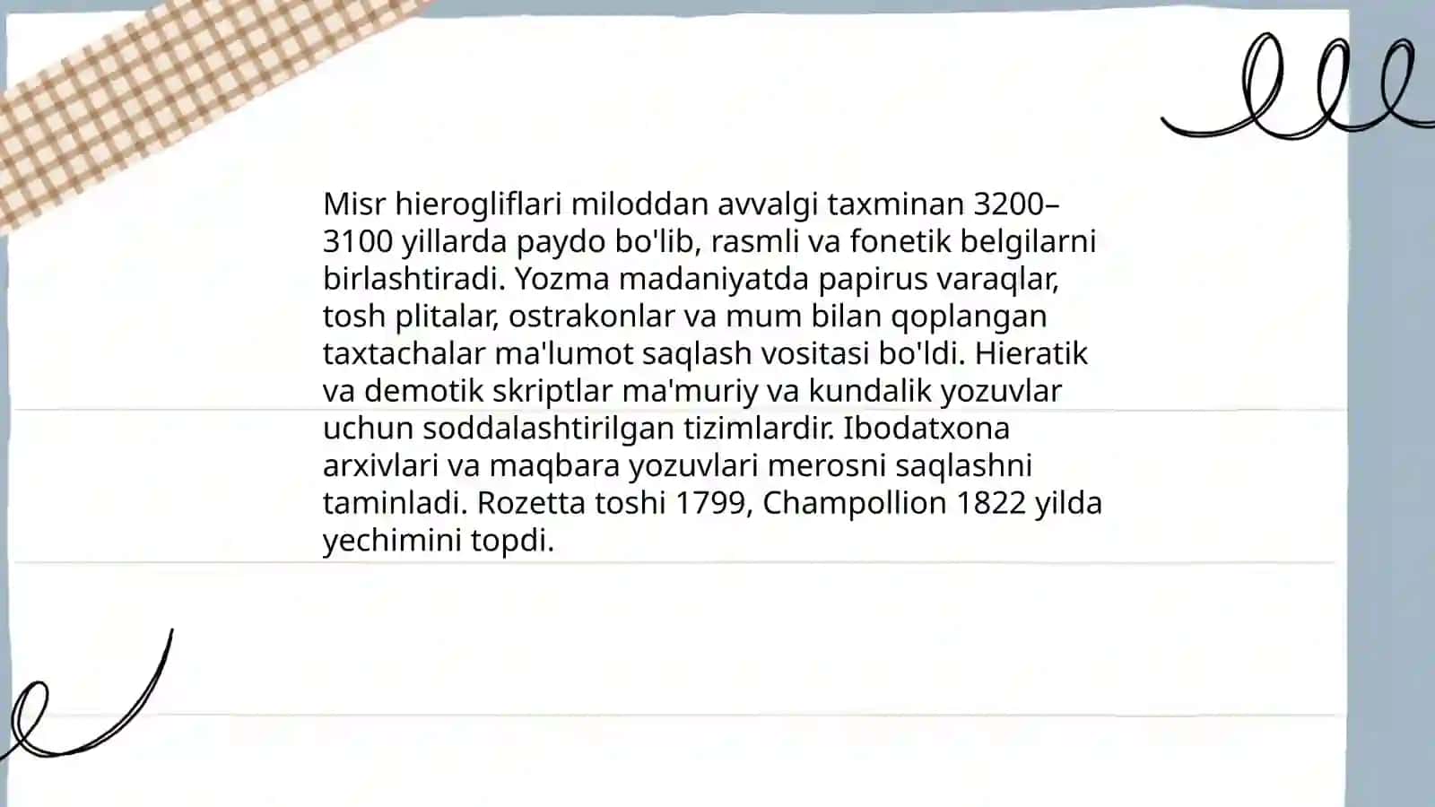Qadimgi Sharq va G'arbda savodxonlik va axborot almashinuvi 4