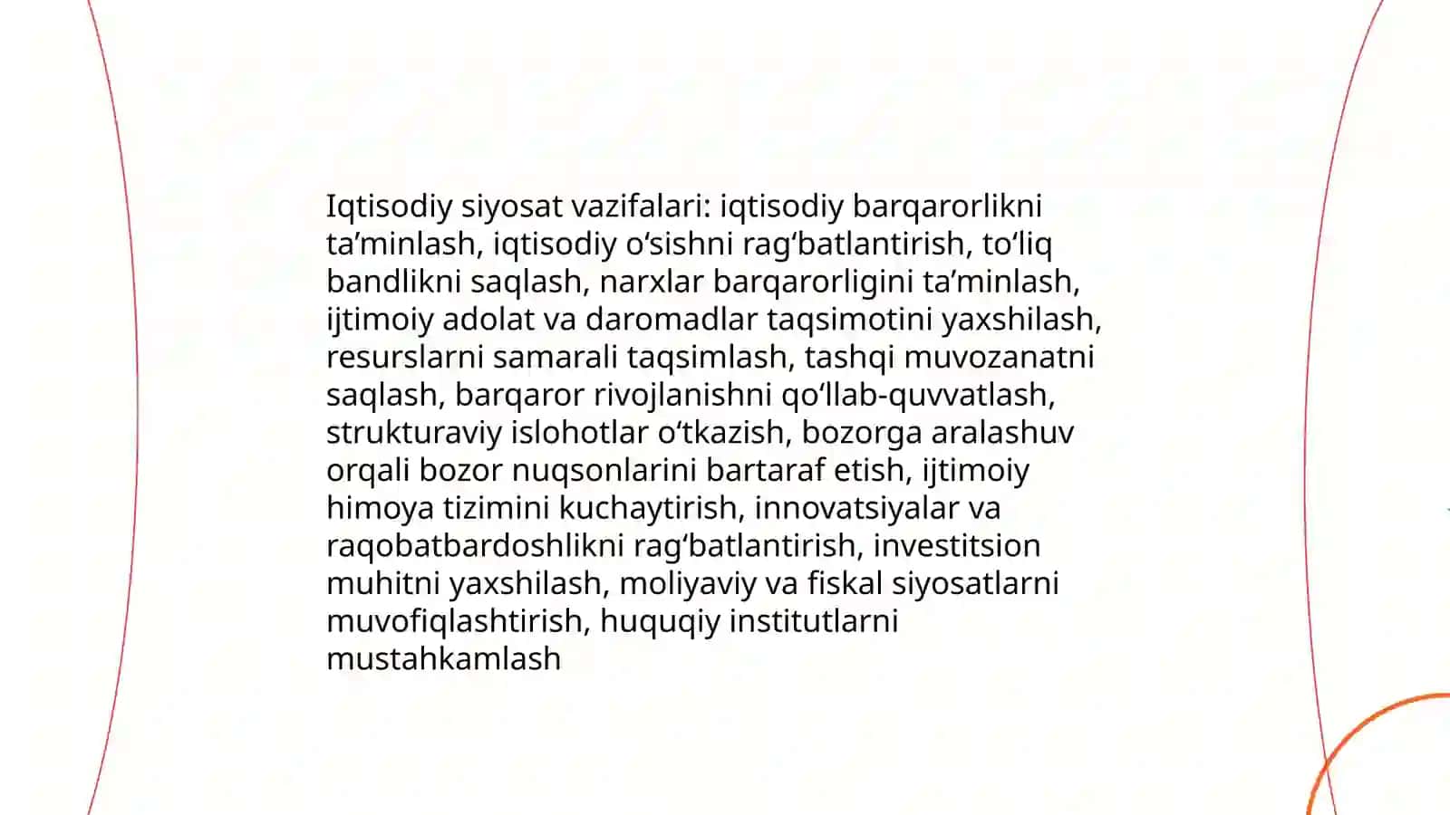 Iqtisodiy siyosat asoslari va tərkibi 4