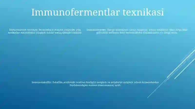 Immunoferment Taxlilini O'Tkazish Usullari 4