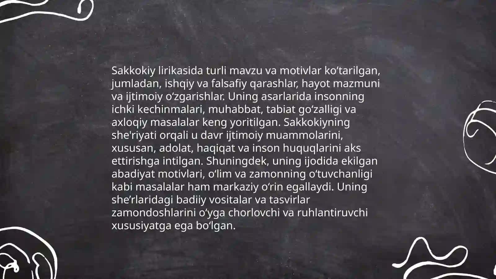 Sakkokiy lirikasi 4