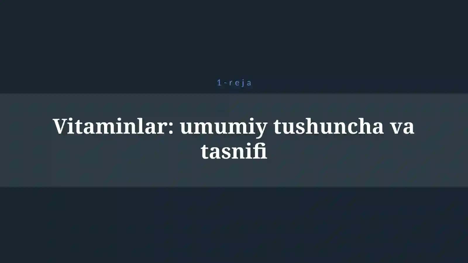 VITAMINLAR. SUVDA VA YOG`DA ERIYDIGAN VITAMINLAR 4